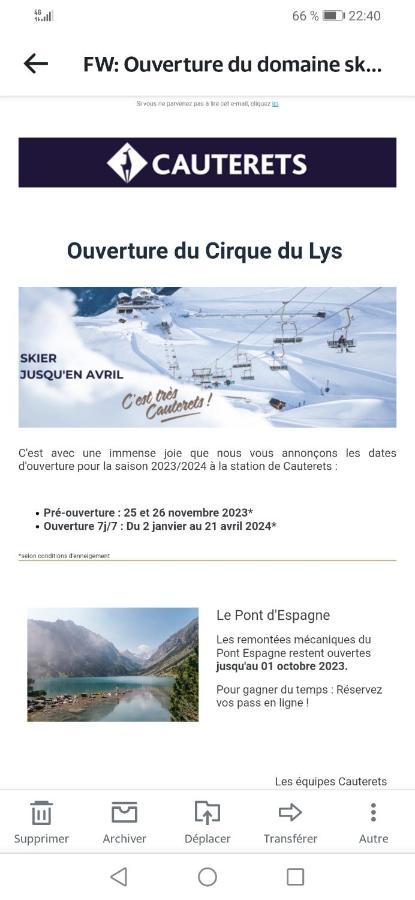 Parking Gratuit Navette Telecabines Week End Cauterets