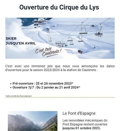 Appartement Parking Gratuit Navette Telecabines Week End Cauterets Esterno foto